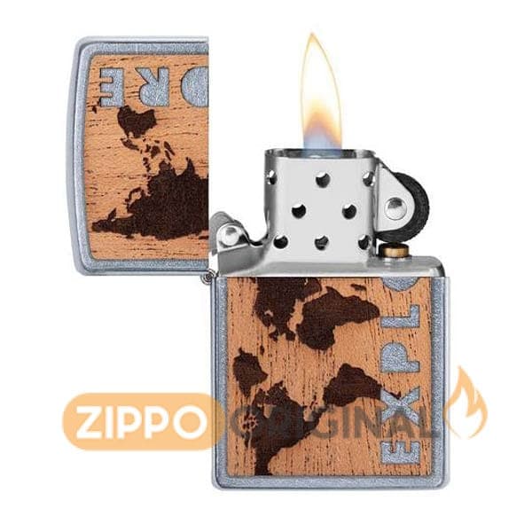 فندک زیپو کد 49171 WOODCHUCK EXPLORE DESIGN — تصویر ۵