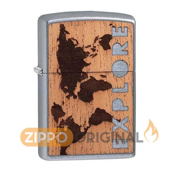 فندک زیپو کد 49171 WOODCHUCK EXPLORE DESIGN — تصویر ۲