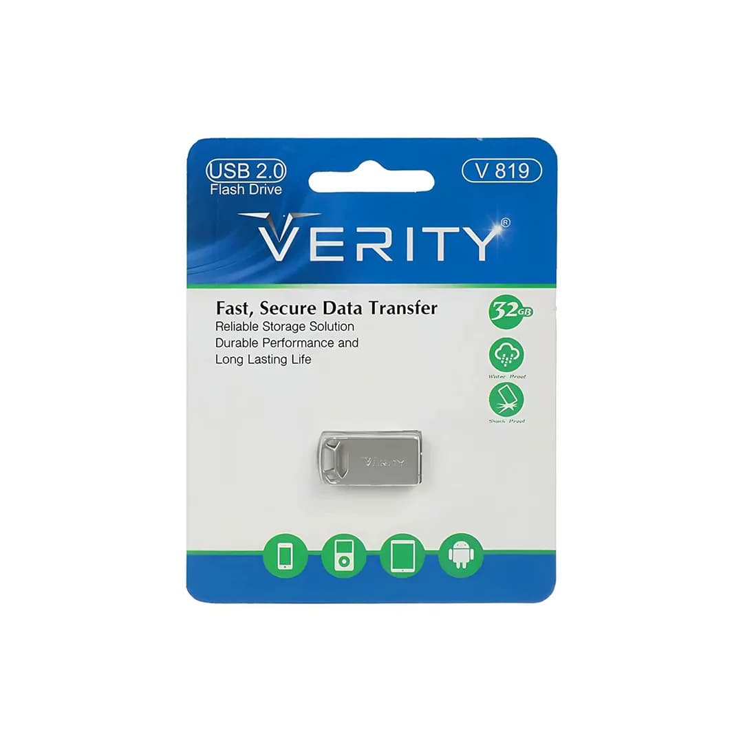 فلش مموری وریتی مدل V819 ظرفیت 32 گیگابایت USB2.0 — تصویر ۳