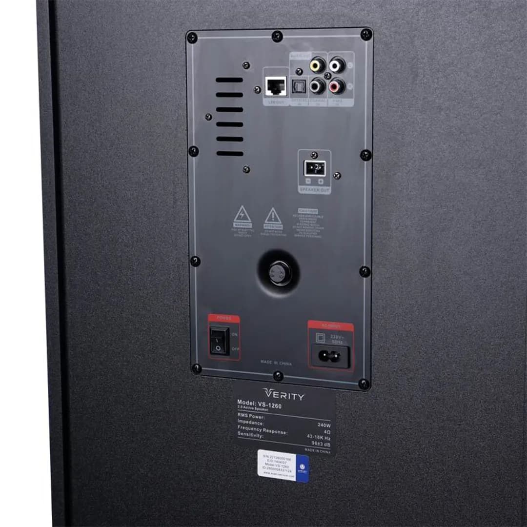اسپیکر خانگی ایستاده وریتی مدل VS-1260 دو تکه — تصویر ۵
