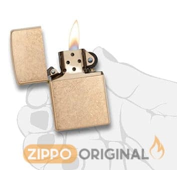 زیپو اصل کد 28496 Armor Tumbled Brass — تصویر ۹
