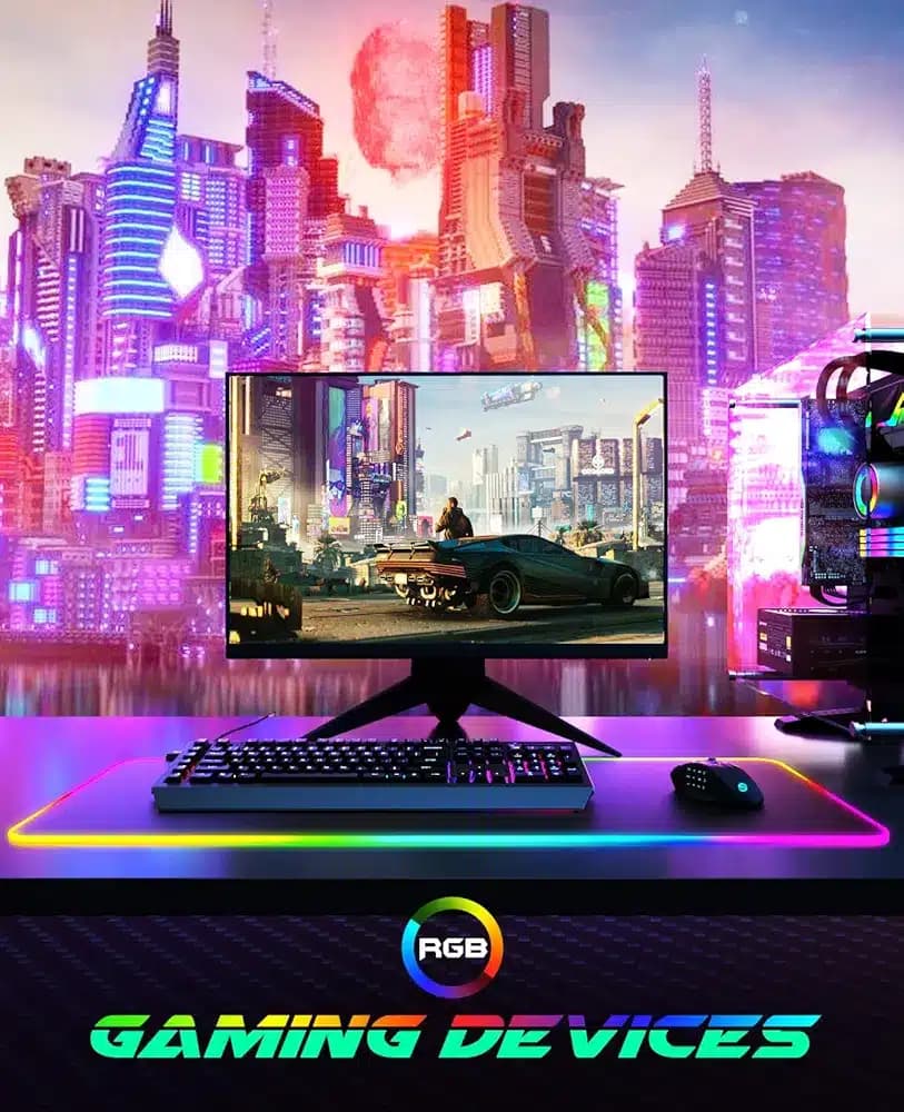 موس پد گیمینگ RGB با نورپردازی پیشرفته از برند UtechSmart — تصویر ۴