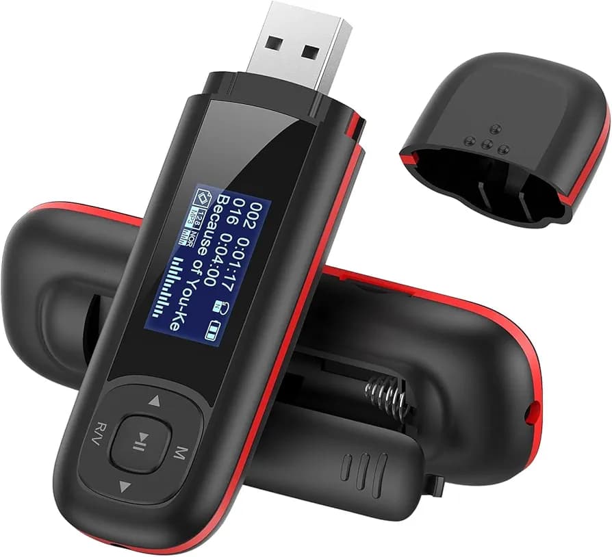 پخش کننده MP3 مدل AGPTEK U3 · حافظه: ۸ گیگابایت (قابل