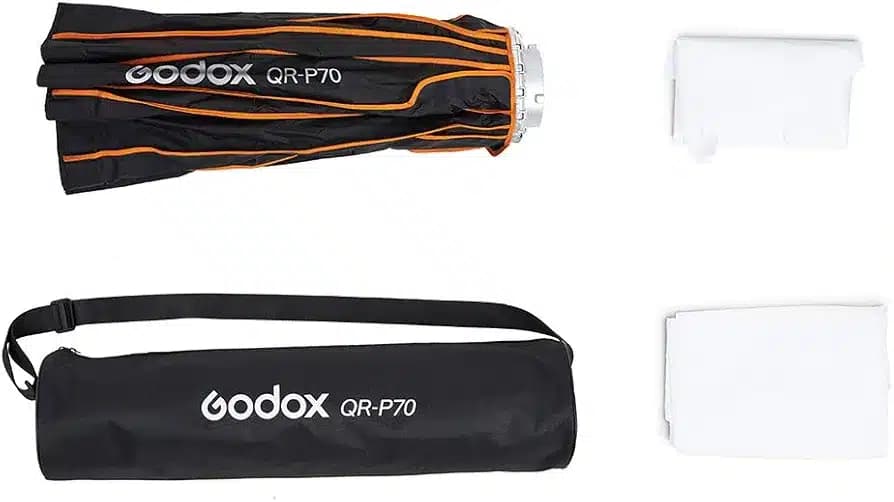 سافت باکس پارابولیک Godox QR_P70 (چتر نورپردازی) ترکیبی از سرعت ، کیفیت نور و دوام حرفه ای — تصویر ۹