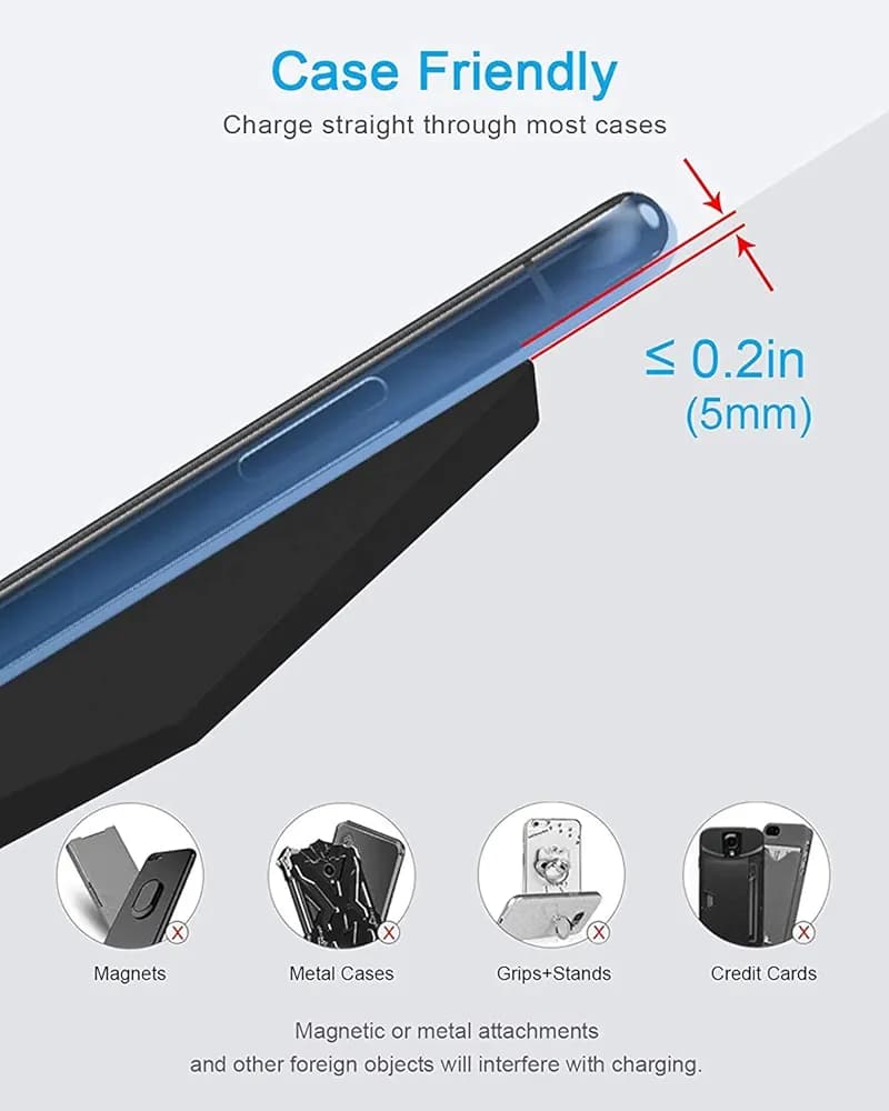 شارژر بی سیم NANAMI مدل2در1 با آداپتور30 واتی USB_C شارژ سریع ، ایمن و هوشمند برای تمام گوشی های شما — تصویر ۵