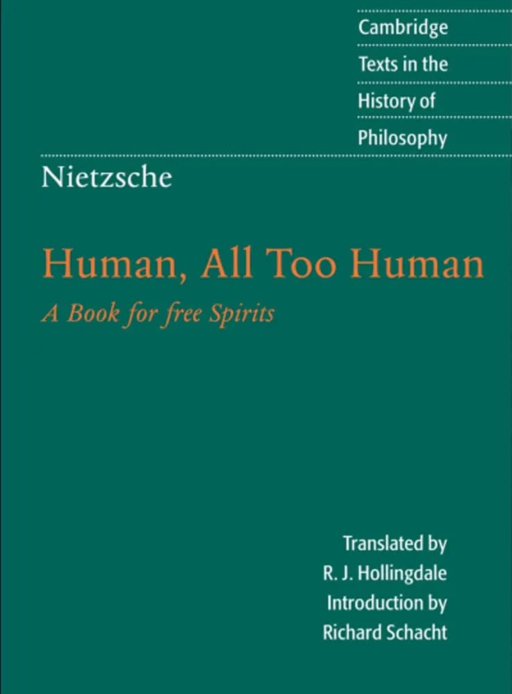 کتاب Human, All Too Human (انسانی، بیش از حد انسانی) نسخه انگلیسی PDF | فریدریش نیچه