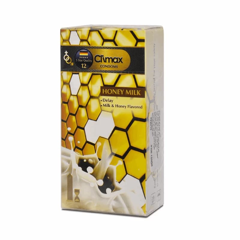 کاندوم ۱۲ عددی milk honey میوه ای کلای مکس