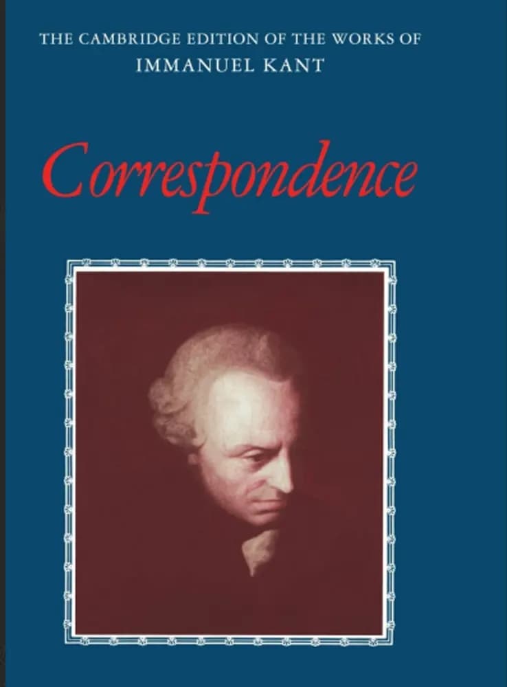 کتاب Correspondence (نامه‌نگاری) نسخه انگلیسی PDF | ایمانوئل کانت