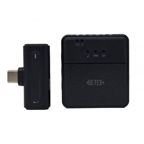 میکروفون یقه ای تایپ سی +DETEX بی سیم type-c مدل DMW35-TC
