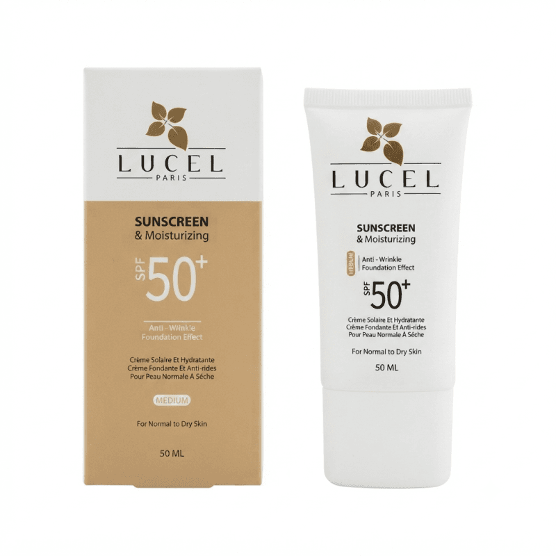 ضدآفتاب رنگی لوسل مخصوص پوست خشک Sunscreen for dry skin LUCEL — تصویر ۳