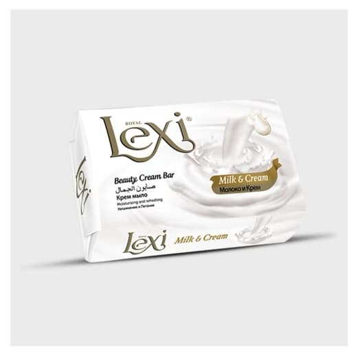 بسته 6 عددی صابون شیر و خامه لکسی Lexi 85 گرمی