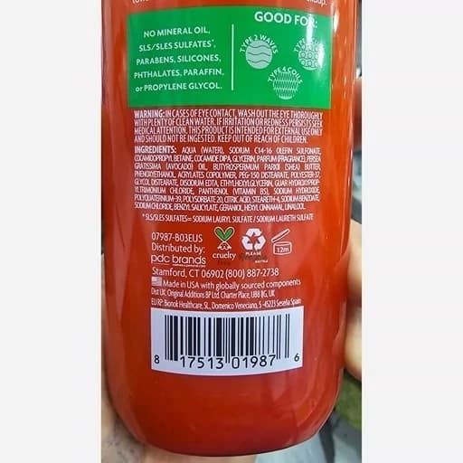 شامپو کنتو آواکادو اورجینال 400 میل — تصویر ۵