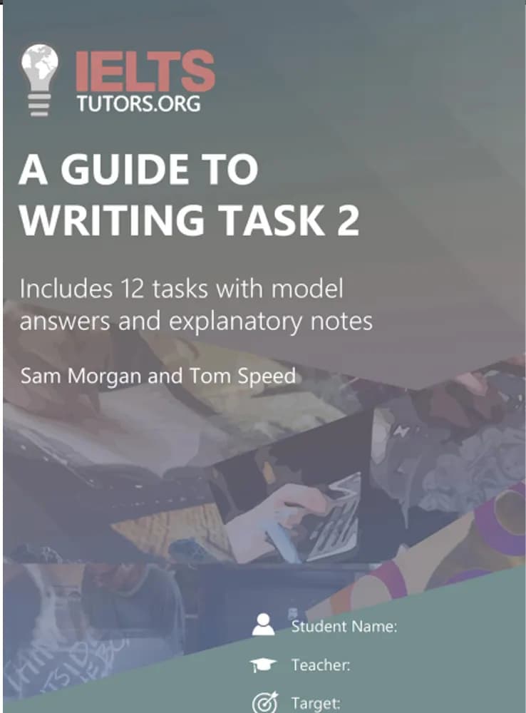 کتاب IELTS-Writing-Task-2-eBook (کتاب الکترونیکی رایتینگ تسک ۲ آیلتس) نسخه انگلیسی PDF