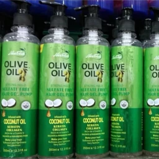 ژل موی پمپی نایس فرش ایتالیا با عصاره روغن زیتون و نارگیل 350 میل