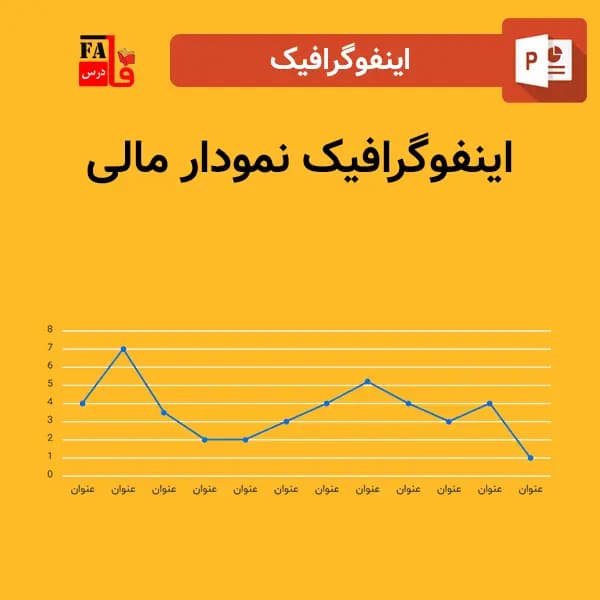 اینفوگرافیک نمودار مالی