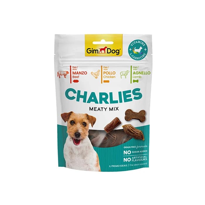 تشویقی سگ جیم داگ طعم بره، مرغ و گوشت گاو | Gim Dog Treats