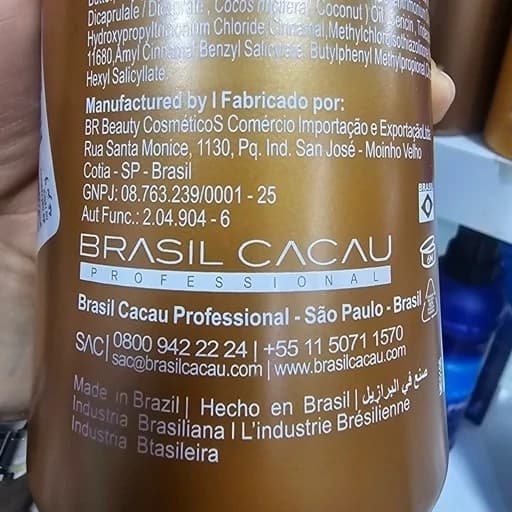 کراتین مو کادیوو برزیل کاکائو 1000 میل Cadiveu Brasil Cacau صافی 100 درصد و احیای حرفه ای مو — تصویر ۴