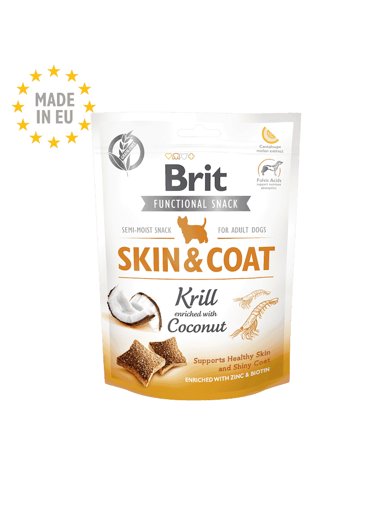 مکمل غذایی سگ بریت | تقویت پوست و مو | Brit Skin & Coat