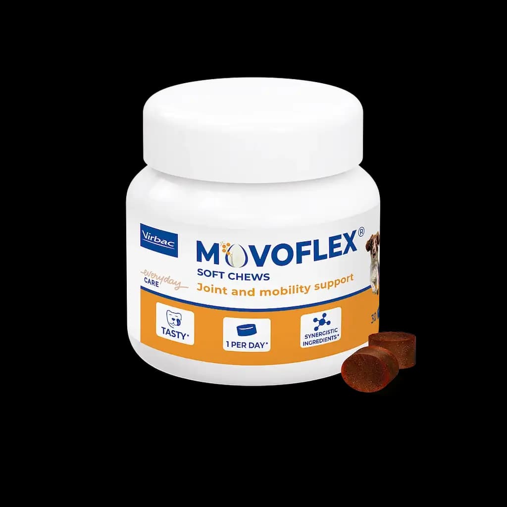 مکمل تقویت مفاصل و غضروف سگ MOVOFLEX برند Virbac | نژاد متوسط و بزرگ 15 تا 35 کیلو | 30 عدد — تصویر ۳
