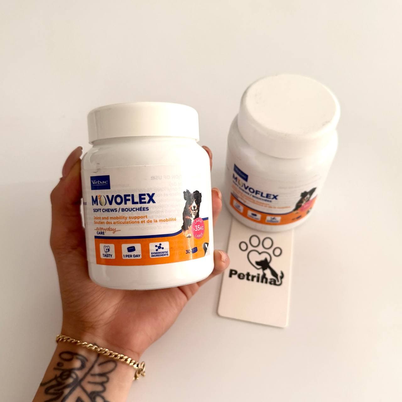 مکمل تقویت مفاصل و غضروف MOVOFLEX برند Virbac | مخصوص سگ نژاد بزرگ | 30 عدد