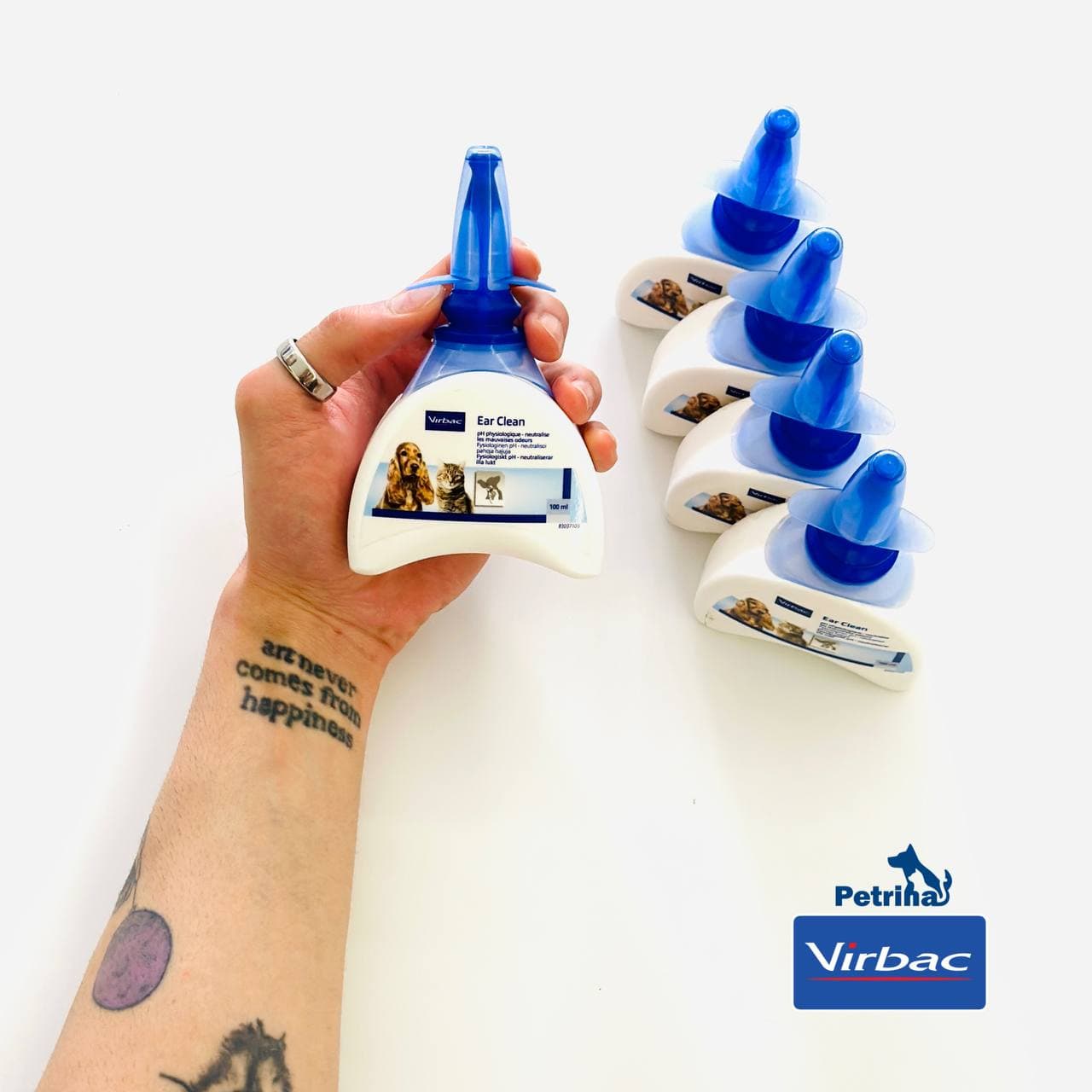 تمیزکننده گوش سگ و گربه برند ویربک | Ear clean virbac — تصویر ۲