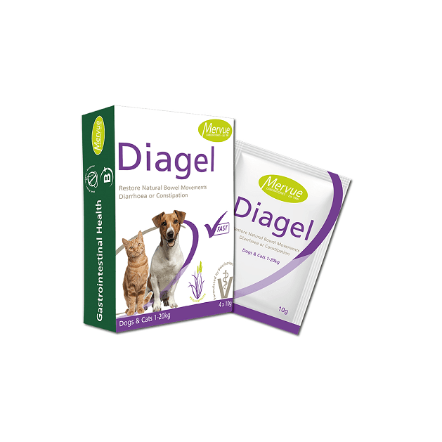 درمان اسهال و ناراحتی گوارشی سگ و گربه دیاژل (پودر خوراکی) ساشه 10 گرمی | Diagel for Dogs and Cats — تصویر ۳