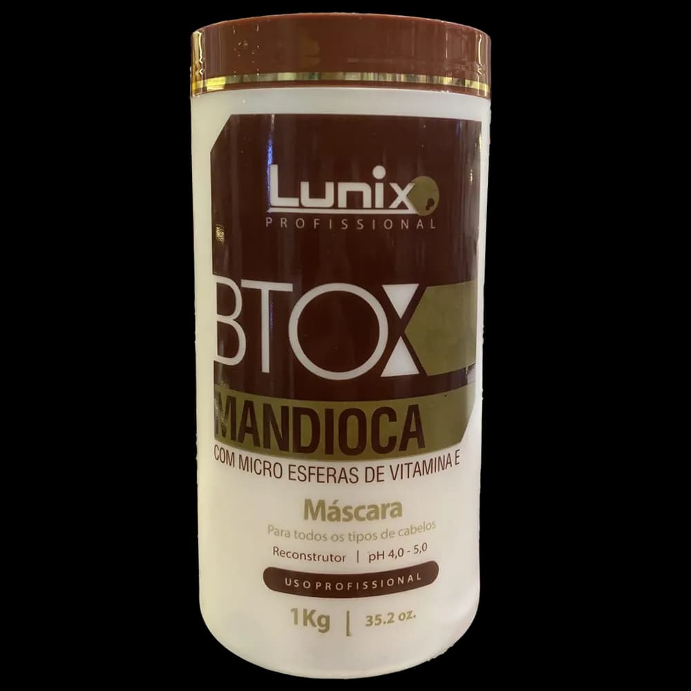 بوتاکس مو لونیکس LUNIX مدل ماندیوکا Mandioca حجم 1000 میلی‌لیتر | بازسازی‌کننده و تقویت‌کننده قوی — تصویر ۲