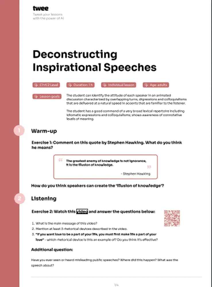 کتاب Inspirational-speeches-C1-C2 (سخنرانی‌های انگیزشی سطح C1-C2) نسخه انگلیسی PDF — تصویر ۲