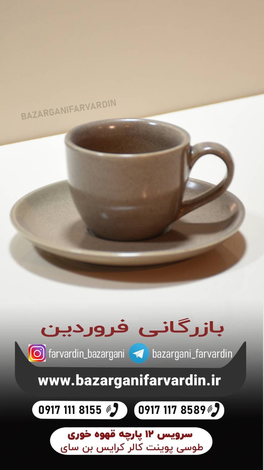 سرویس 12 پارچه قهوه خوری موکا کرایس بن سای
