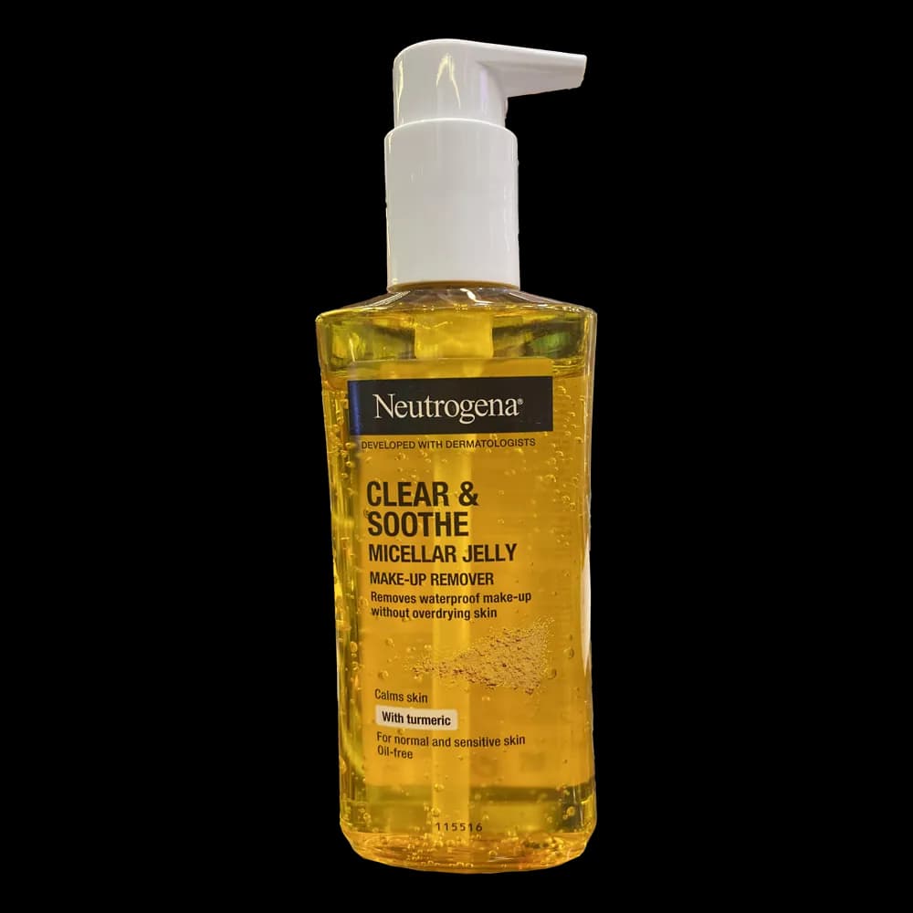 ژل میسلار صورت نوتروژینا مدل Clear & Soothe مناسب پوست حساس و مستعد جوش حجم ۲۰۰ میل | پاک‌کننده ملایم و تسکین‌دهنده