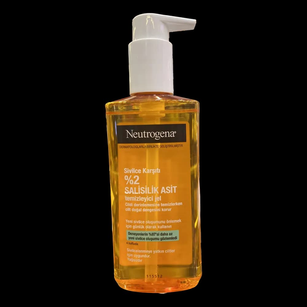 ژل شستشوی ضد جوش نوتروژینا (Neutrogena) حاوی ۲٪ سالیسیلیک اسید حجم ۲۰۰ میل | درمان و پیشگیری از آکنه