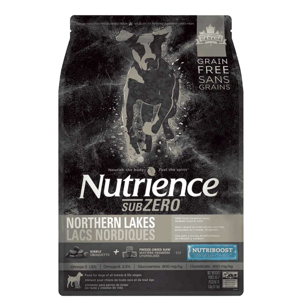 غذای خشک سگ نوترینس مدل سابزیرو طعم گوشت اردک و بره | تمامی نژادها | Nutrience Grain Free SubZero Northern Lakes