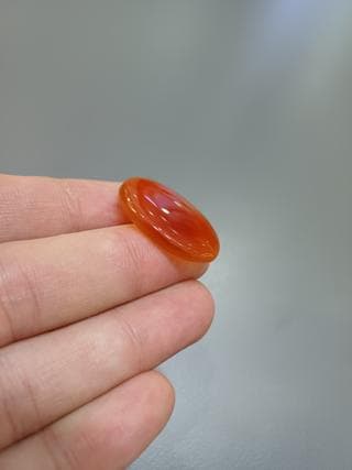 عقیق پرتقالی کد 1281 — تصویر ۴
