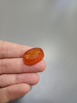 عقیق پرتقالی کد 1275 — تصویر ۵