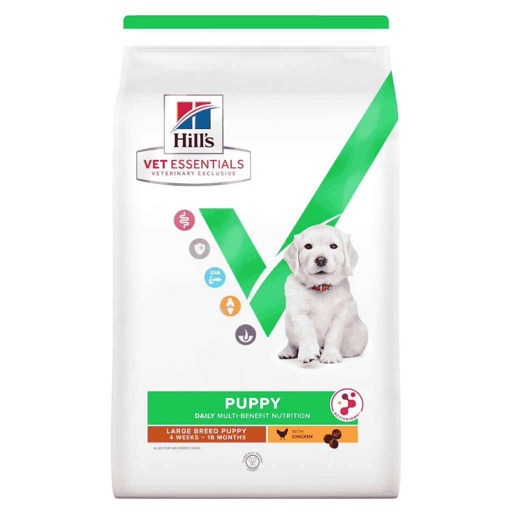 غذای خشک هیلز مخصوص رشد توله سگ | نژاد بزرگ 14 کیلوگرم | Hill’s Vet Essential Puppy Growth