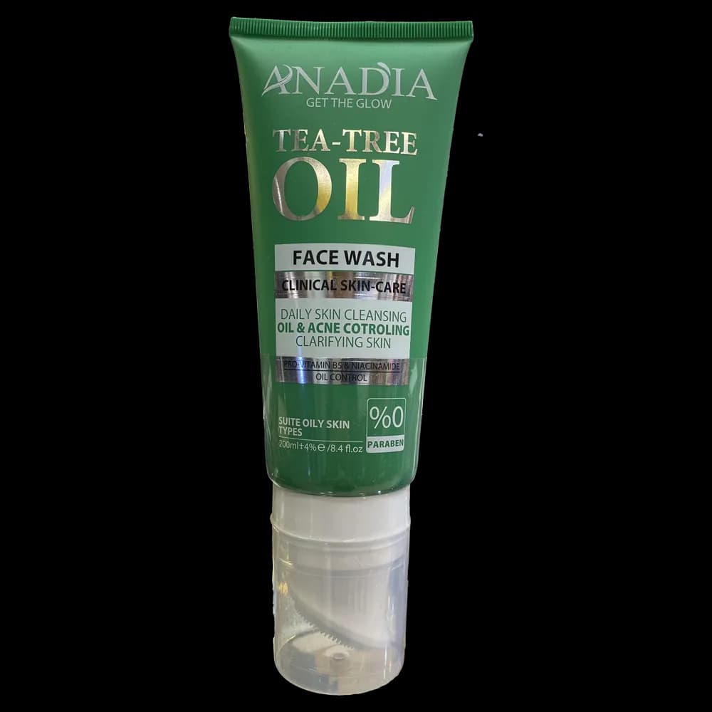 ژل شستشوی صورت آنادیا ANADIA مخصوص پوست چرب حجم 150 میلی‌لیتر | کنترل‌کننده چربی و ضدجوش