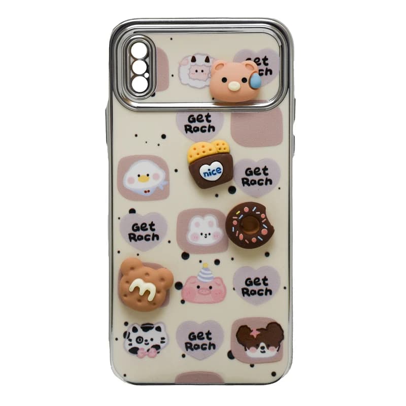 کاور طرح عروسکی مناسب برای گوشی موبایل اپل iPhone X/XS — تصویر ۴