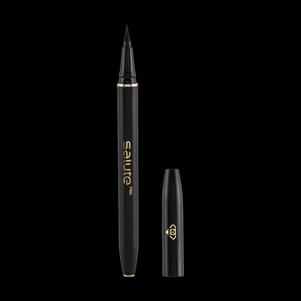 خط چشم ماژیکی سالوته مدل Carbon Black ضد آب | مشکی عمیق، ماندگاری بالا، خشک شدن سریع، بدون ریزش