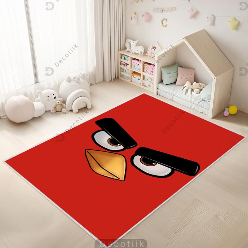 فرش اتاق پسرانه طرح انگیری بردز DC-1617