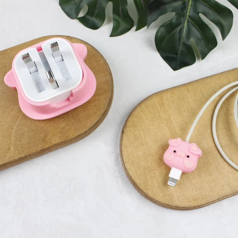 محافظ کابل و شارژر 20 وات ایفون طرح Pig — تصویر ۳