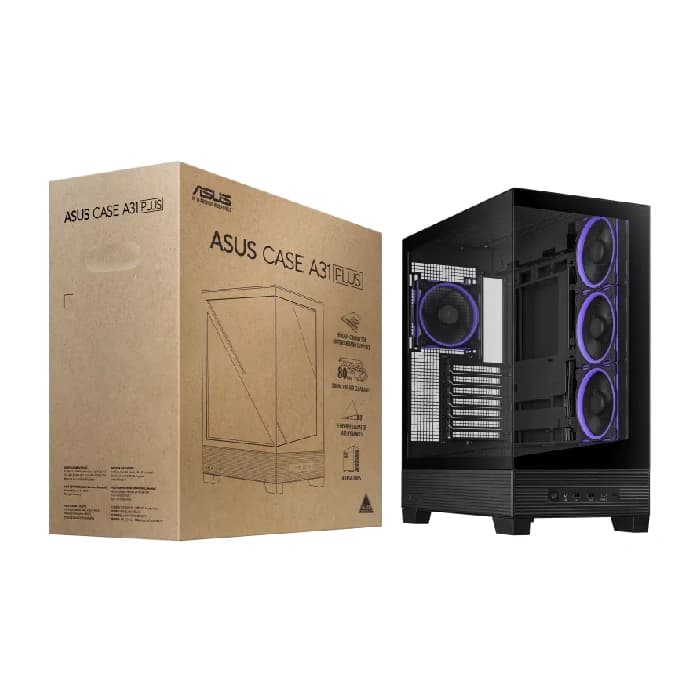 کیس ایسوس مدل A31 Plus TG Black — تصویر ۸