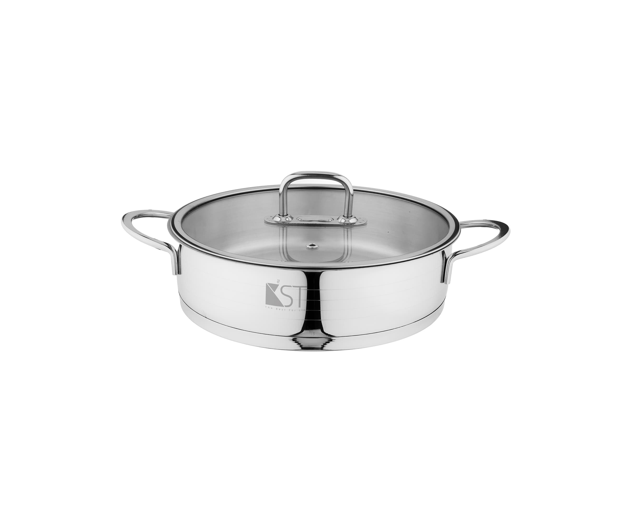 تابه دو دسته استيل کی اس تی سایز ۲۴ کد محصول 7023
