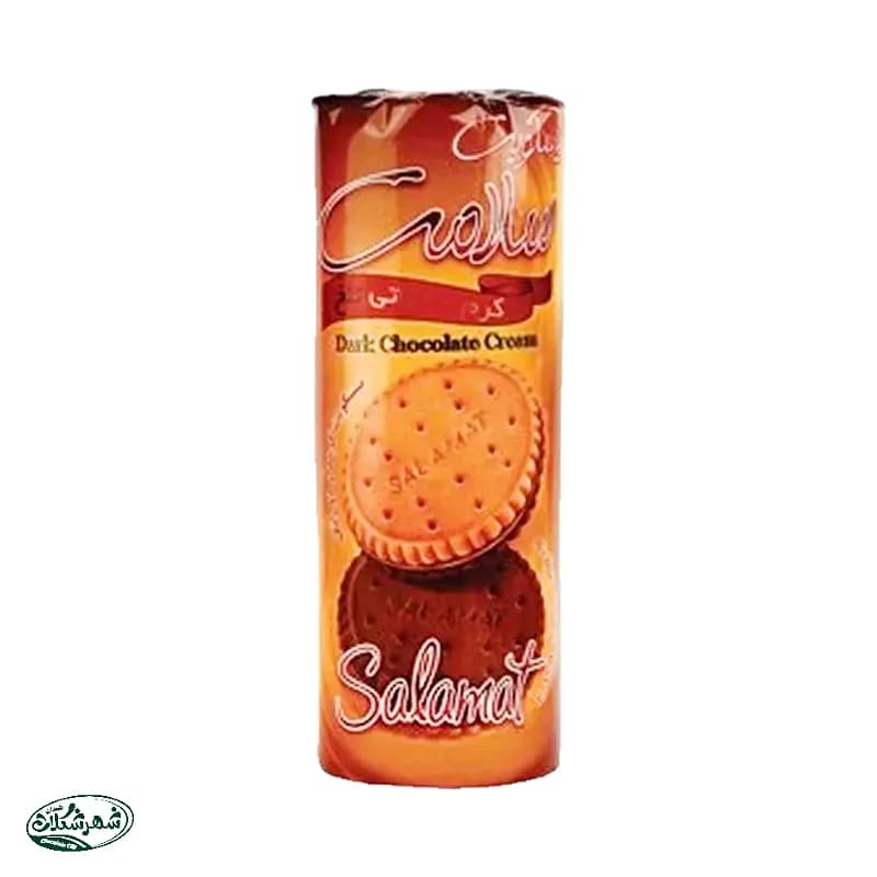 بیسکوئیت کرمدار دورنگ شکلاتی دارک سلامت