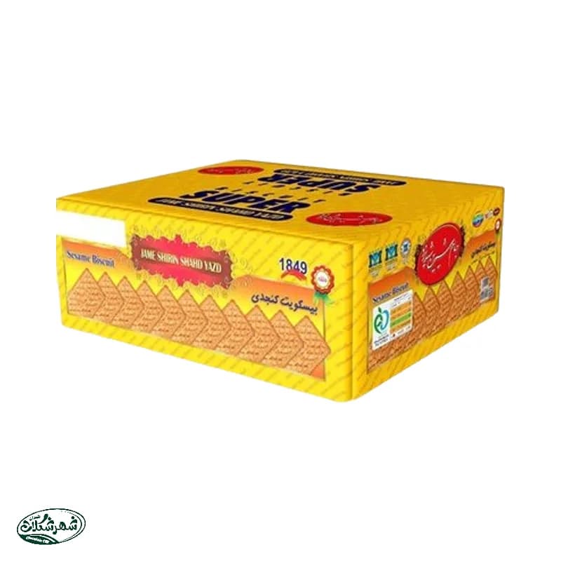 بیسکوئیت سوپر کنجدی 5ک جام شیرین