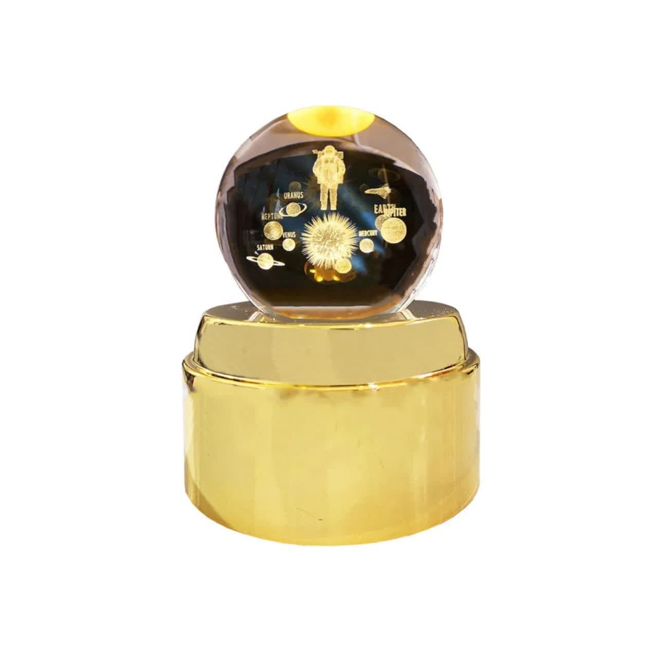 گوی کریستال گردان سایز 6