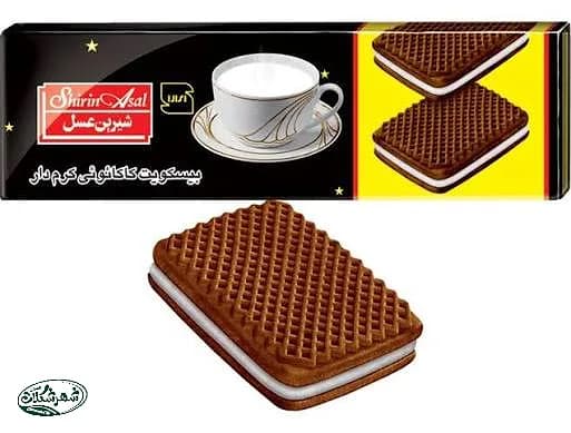 بیسکویت کرمدار کاکائو شیرین عسل 120گ