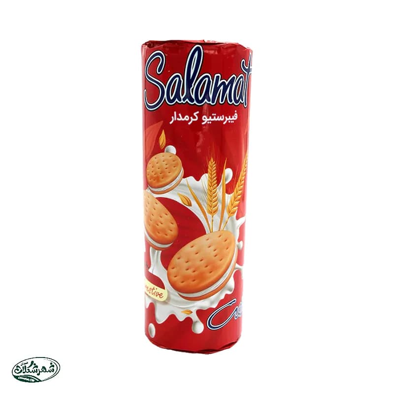 بیسکوئیت کرمدار با ارد گندم 15ع سلامت