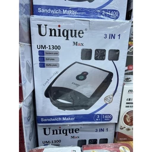 اسنک و ساندویچ ساز ۳ کاره یونیک مدل UM-1300 | — تصویر ۲