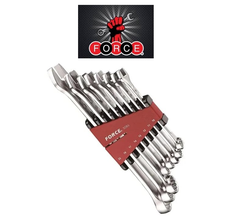 مجموعه 8 عددی آچار يكسر تخت يكسر رينگ فورس کد F5086