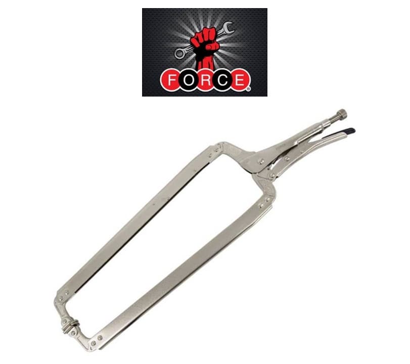 انبر قفلی C شکل 24 اینچ با فک تخت فورس کد F66024D